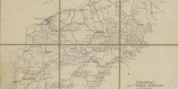 Peta Kota Kupang tahun 1925