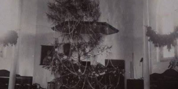 Pohon dan Hiasan Natal didalam Gereja GMIT Kota Kupang, ditahun 1925